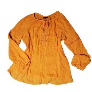 𝅺🌷6X30 Lane Bryant Flowy Boho long sleeves top 14-16